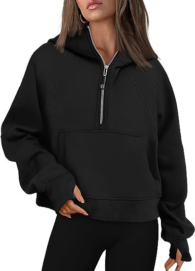 Zipper Hoodies Sweatshirts With Pocket Pullover Sweaters