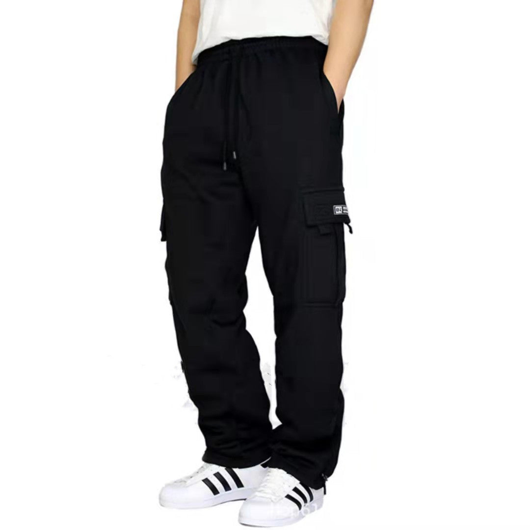 Men Stretch Elastic Waist Jogger Sweatpants