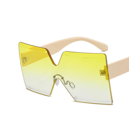 European And American Rimless Sunglasses