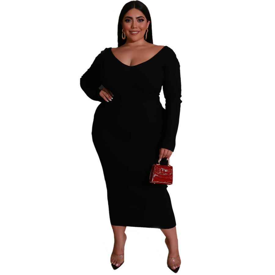 Women V-neck dress