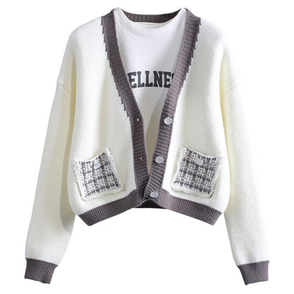 Women's Fashion Loose Lazy Style Knit Sweater Jacket