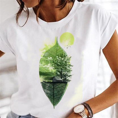 Women Dandelion T-shirts Fashion Clothing