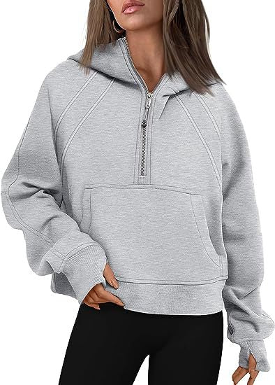 Zipper Hoodies Sweatshirts With Pocket Pullover Sweaters