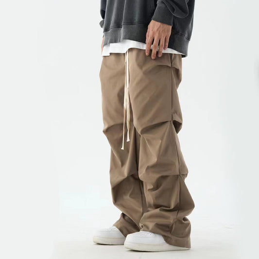 Retro High Street Vibe Fashion Casual Trousers