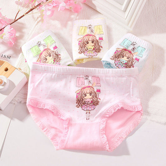 Cute Print  Triangle Soft Cotton Panties