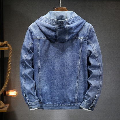 Hooded Denim Jacket