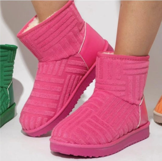 Winter Ankle Plush Snow Boots