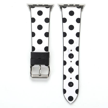 Fashion Strap Leather Cute Polka Dot Watchband