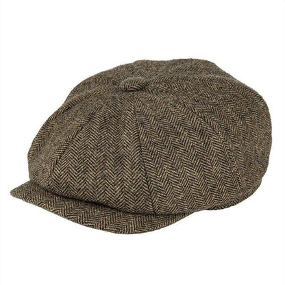 Fashion Casual Trend Vintage Twill Newsboy Hat