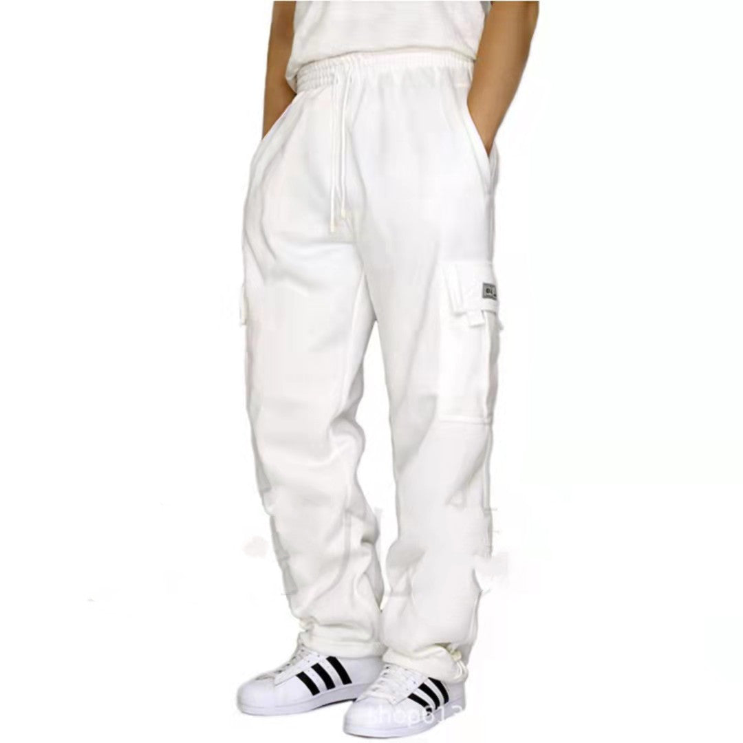 Men Stretch Elastic Waist Jogger Sweatpants