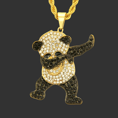 Panda Diamond Pendant