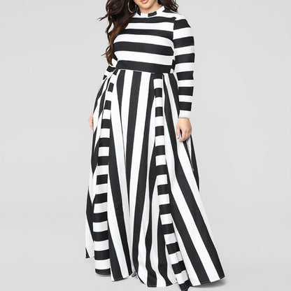 Loose Women's Striped  Dress