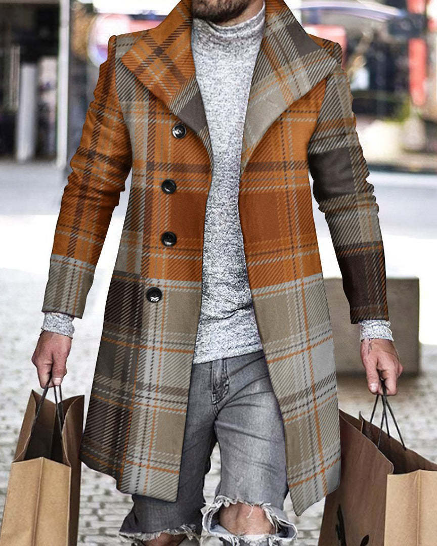 Men's Wool Lapel Jacket