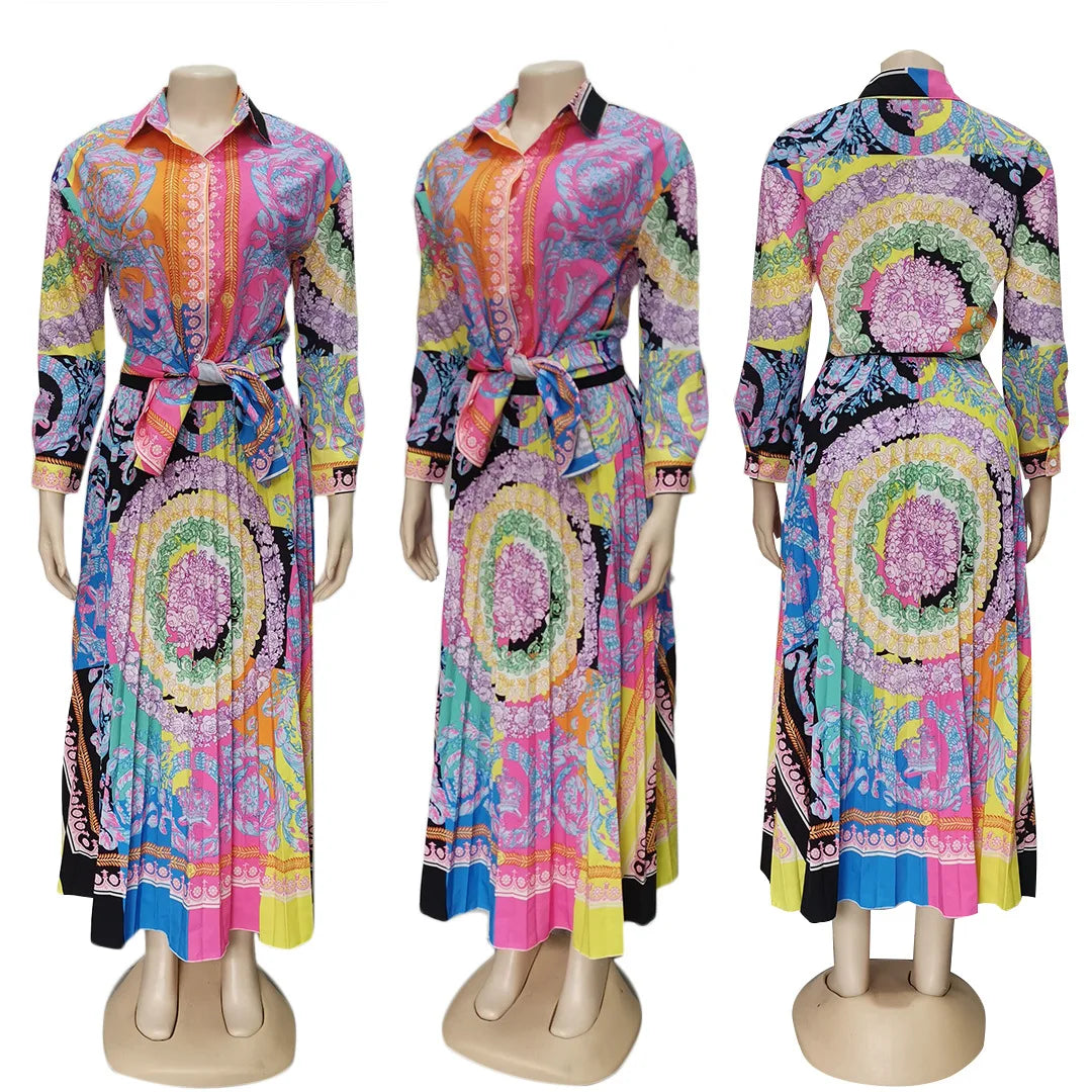 Two Piece Sets Dashiki African Dresses