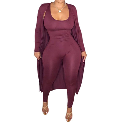 Women's Fashion Long Sleeve Jumpsuit Loose