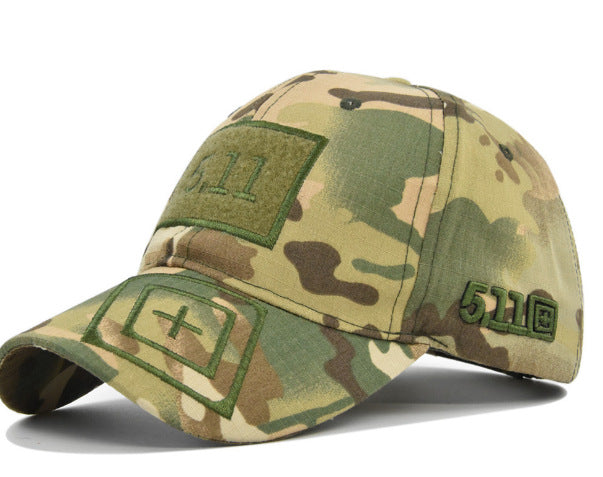 Three Dimensional Embroidered Peaked Cap