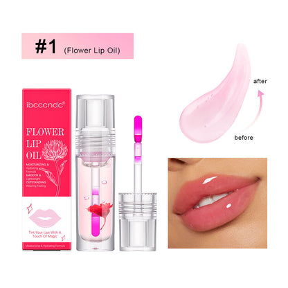 Flower Color Changing Lip Oil Moisturizing Jelly Lip gloss