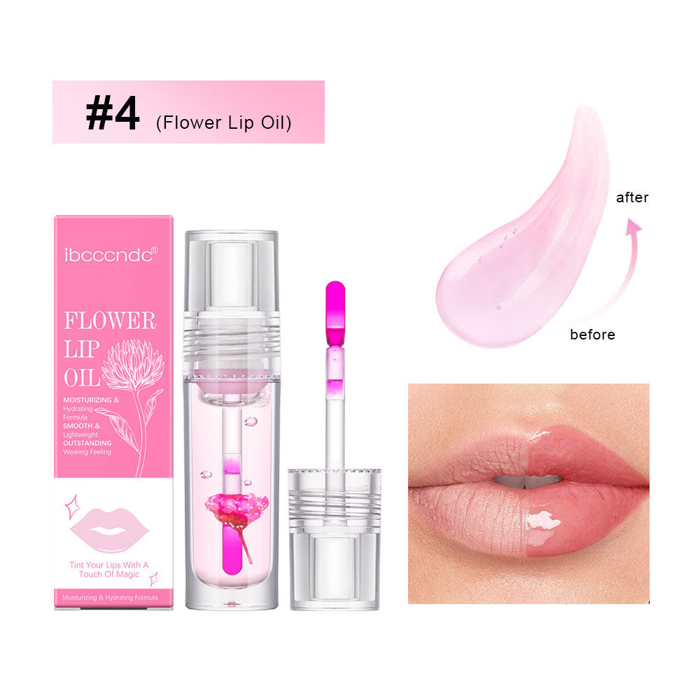 Flower Color Changing Lip Oil Moisturizing Jelly Lip gloss