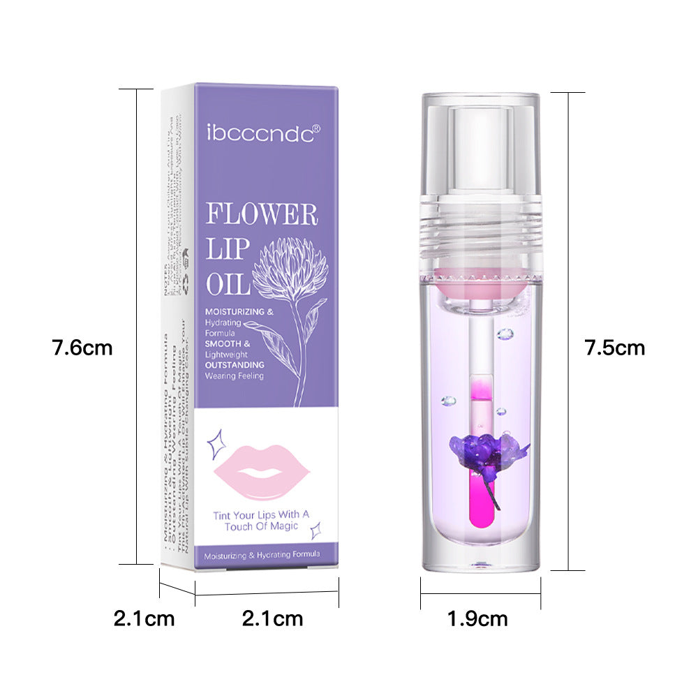 Flower Color Changing Lip Oil Moisturizing Jelly Lip gloss