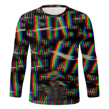 Men's Fashion Casual 3D Printed Long-sleeved T-shirt