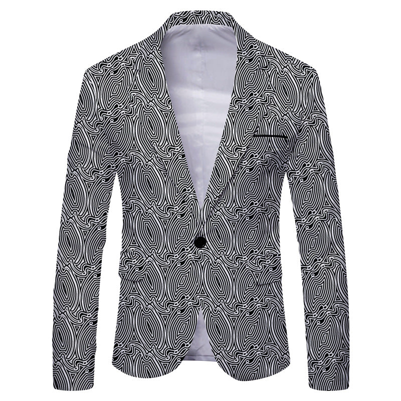 Men's Casual Slim-fitting Suit Top