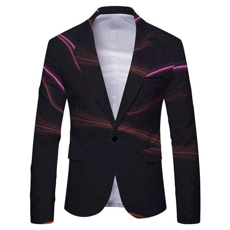 Men's Casual Slim-fitting Suit Top