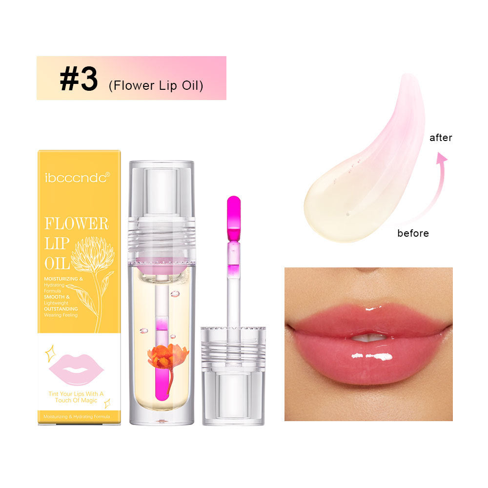 Flower Color Changing Lip Oil Moisturizing Jelly Lip gloss