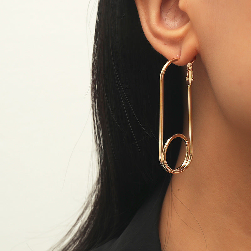 Creative Three-dimensional Metal Trending Earrings