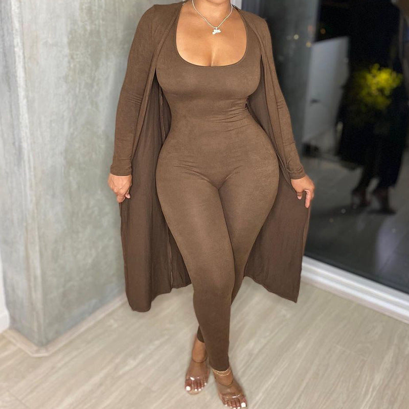 Women's Fashion Long Sleeve Jumpsuit Loose