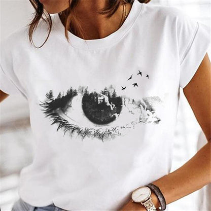 Women Dandelion T-shirts Fashion Clothing