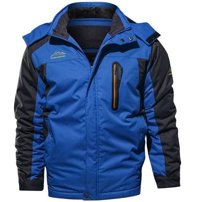 Men's Outdoor  Velvet Padded Jacket