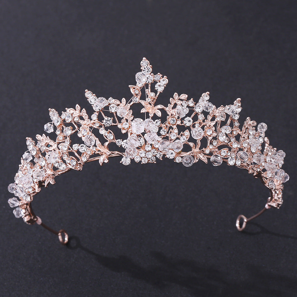 Exquisite Handmade Crystal Crown