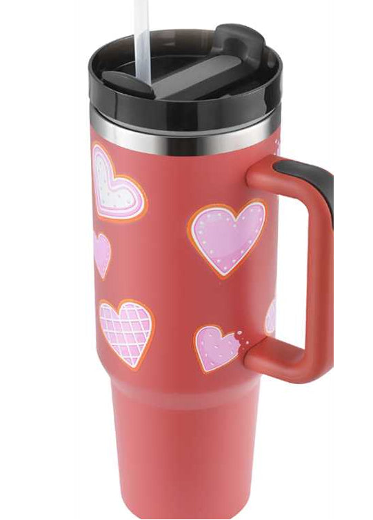 Thermal Mug 40oz Coffee Insulation Cup With Handle Portable Car Stainless Steel  BPA Free Thermal Mug