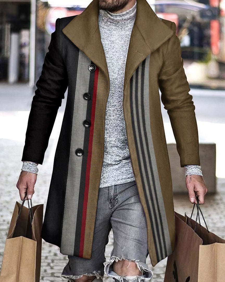 Men's Wool Lapel Jacket