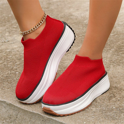 Thick-soled Ankle Sock Shoe