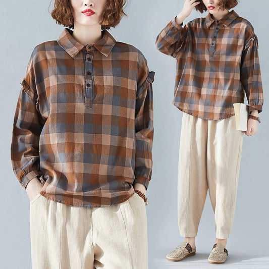 Women Checker Shirt