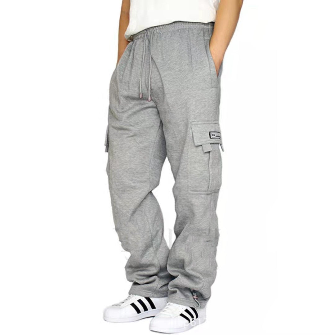 Men Stretch Elastic Waist Jogger Sweatpants