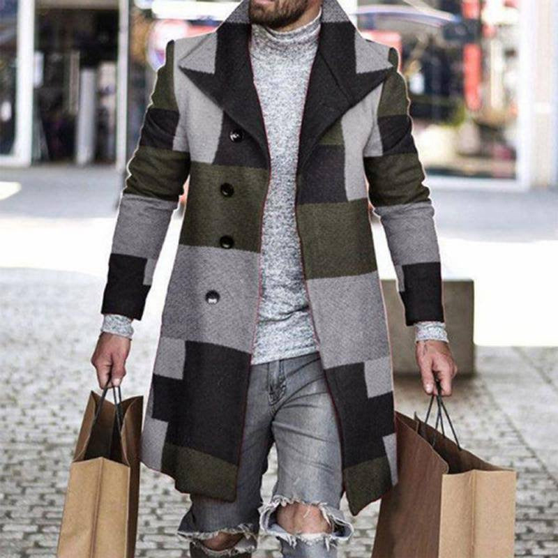 Men's Wool Lapel Jacket