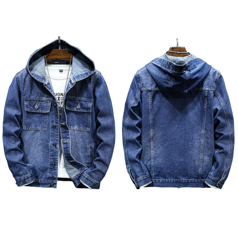 Hooded Denim Jacket