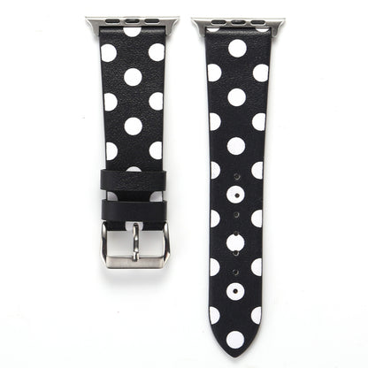 Fashion Strap Leather Cute Polka Dot Watchband