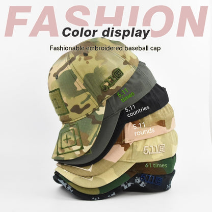 Stereo Curved Brim Versatile Sunshade Camouflage Hat