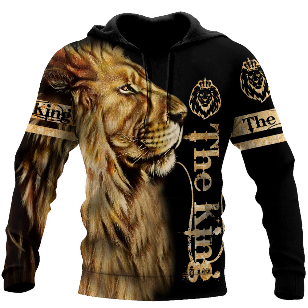 Trendy Men's Animal Print Autumn Fashion Sweatshirt