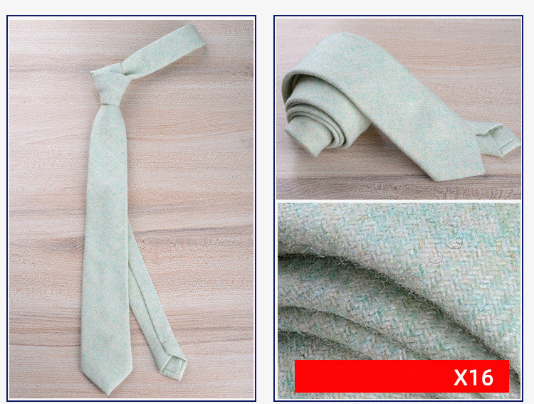 Wool Tie Men Formal Wear