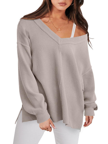 Fashion Lightweight V-neck Sweaters