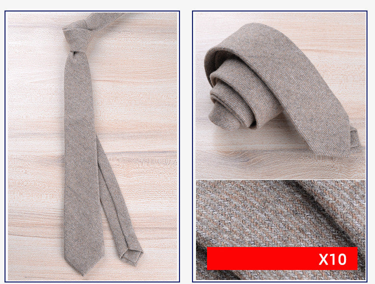 Wool Tie Men Formal Wear