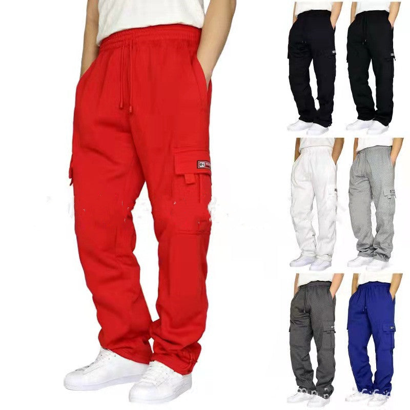 Men Stretch Elastic Waist Jogger Sweatpants