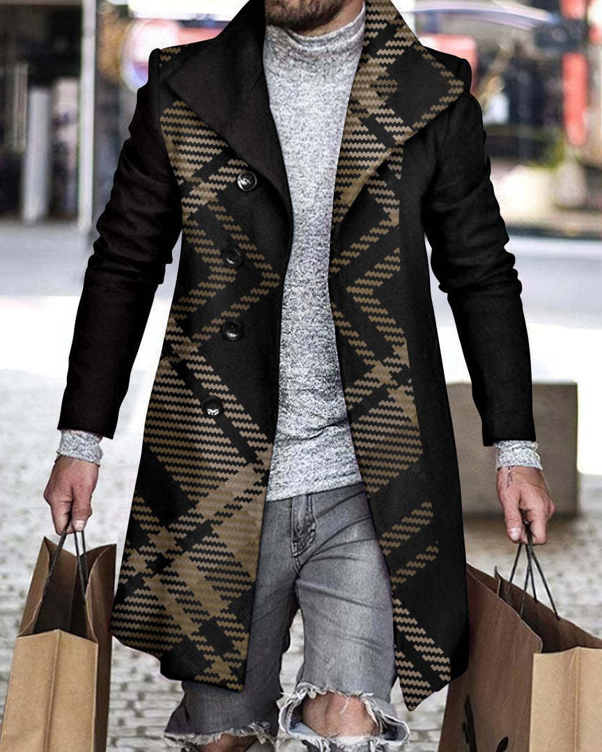 Men's Wool Lapel Jacket