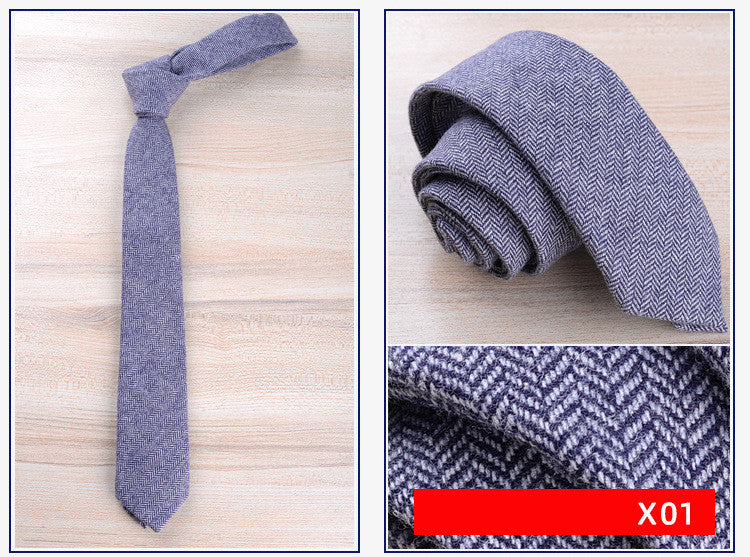 Wool Tie Men Formal Wear