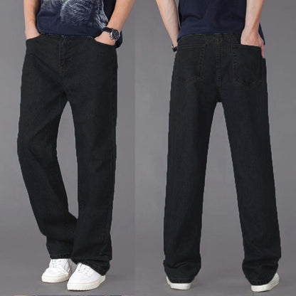 Men's Casual Loose Jeans Straight Fit