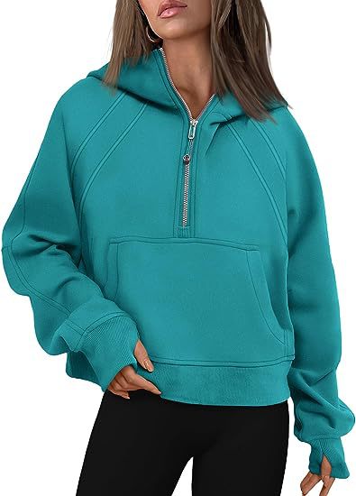 Zipper Hoodies Sweatshirts With Pocket Pullover Sweaters